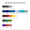 tank top color chart - Dragon Quest Merch