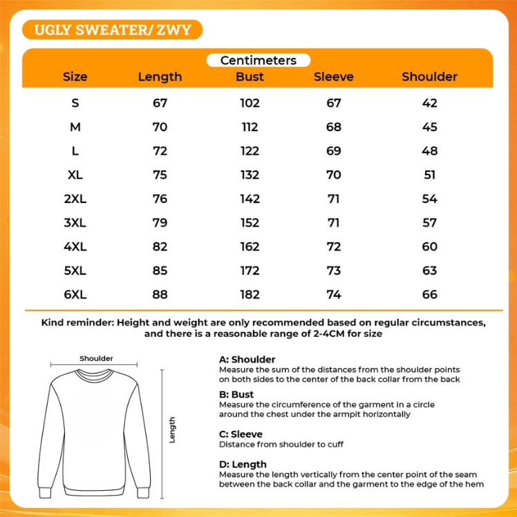 3D UGLY SWEATER - Dragon Quest Merch